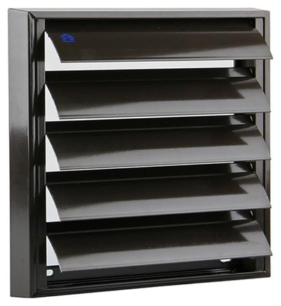 Renson 1006255 - dampkaprooster opbouw 433 alu ral 8019 210x210mm | 2 stuks