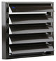 Renson 1006255 - dampkaprooster opbouw 433 alu ral 8019 210x210mm | 2 stuks