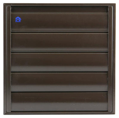 Renson 1006255 - dampkaprooster opbouw 433 alu ral 8019 210x210mm | 2 stuks