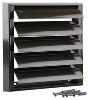 Renson 1006255 - dampkaprooster opbouw 433 alu ral 8019 210x210mm | 2 stuks - afbeelding 3