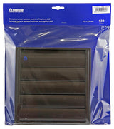 Renson 1006255 - dampkaprooster opbouw 433 alu ral 8019 210x210mm | 2 stuks - afbeelding 5