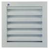 Renson 1006224 - muurrooster inbouw 411 alu ral 9010 200x200mm | 1 stuks