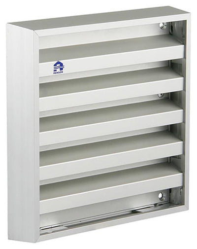Renson 1006232 - muurrooster opbouw 431 alu f1 165x165mm | 2 stuks
