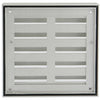 Renson 1006232 - muurrooster opbouw 431 alu f1 165x165mm | 2 stuks
