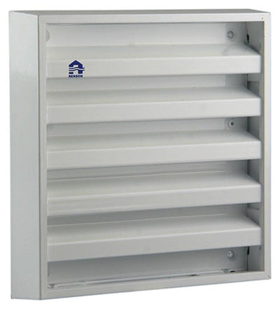 Renson 1006233 - muurrooster opbouw 431 alu ral 9010 165x165mm | 2 stuks