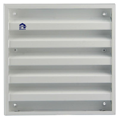 Renson 1006233 - muurrooster opbouw 431 alu ral 9010 165x165mm | 2 stuks