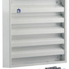 Renson 1006233 - muurrooster opbouw 431 alu ral 9010 165x165mm | 2 stuks