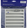 Renson 1006233 - muurrooster opbouw 431 alu ral 9010 165x165mm | 2 stuks