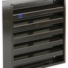 Renson 1006234 - muurrooster opbouw 431 alu ral8019 165x165mm | 2 stuks