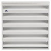 Renson 1006236 - muurrooster opbouw 431 alu ral 9010 225x225mm | 2 stuks