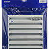 Renson 1006236 - muurrooster opbouw 431 alu ral 9010 225x225mm | 2 stuks