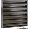 Renson 1006237 - muurrooster opbouw 431 alu ral8019 225x225mm | 2 stuks