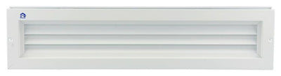 Renson 1006215 - deurrooster 461 alu ral 9010 425x76mm | 2 stuks