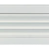 Renson 1006215 - deurrooster 461 alu ral 9010 425x76mm | 2 stuks