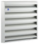 Renson 1006235 - muurrooster opbouw 431 alu f1 225x225mm | 2 stuks