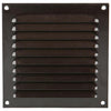 Renson 1015064 - schoepenrooster plat alu bruin150x150mm | 10 stuks