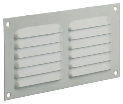 Renson 1015066 - schoepenrooster plat alu wit 200x100mm | 10 stuks