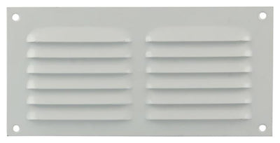 Renson 1015066 - schoepenrooster plat alu wit 200x100mm | 10 stuks