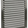 Renson 1015070 - schoepenrooster plat alu bruin200x200mm | 10 stuks