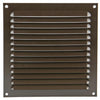 Renson 1015070 - schoepenrooster plat alu bruin200x200mm | 10 stuks