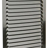 Renson 1015073 - schoepenrooster plat alu bruin200x250mm | 10 stuks