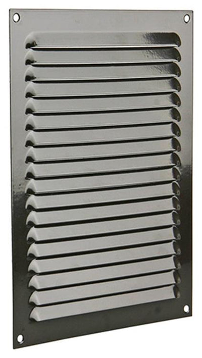 Renson 1015073 - schoepenrooster plat alu bruin200x250mm | 10 stuks