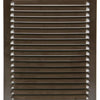Renson 1015073 - schoepenrooster plat alu bruin200x250mm | 10 stuks