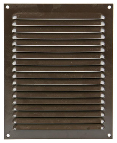 Renson 1015073 - schoepenrooster plat alu bruin200x250mm | 10 stuks