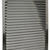 Renson 1006314 - schoepenrooster vlak alu ral 8019 300x300mm | 10 stuks