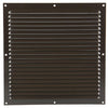 Renson 1006314 - schoepenrooster vlak alu ral 8019 300x300mm | 10 stuks