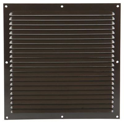 Renson 1006314 - schoepenrooster vlak alu ral 8019 300x300mm | 10 stuks
