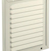 Renson 1006342 - schoepenrooster + kader + mug.opbouw 437 ral9010 150x150mm | 2 stuks