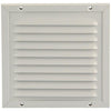 Renson 1006342 - schoepenrooster + kader + mug.opbouw 437 ral9010 150x150mm | 2 stuks