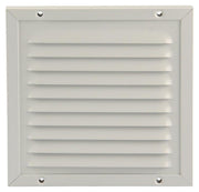 Renson 1006342 - schoepenrooster + kader + mug.opbouw 437 ral9010 150x150mm | 2 stuks - afbeelding 2