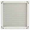 Renson 1006342 - schoepenrooster + kader + mug.opbouw 437 ral9010 150x150mm | 2 stuks