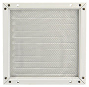 Renson 1006342 - schoepenrooster + kader + mug.opbouw 437 ral9010 150x150mm | 2 stuks - afbeelding 3