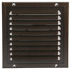 Renson 1006343 - schoepenrooster + kader + mug.opbouw 437 ral8019 150x150mm | 2 stuks