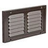 Renson 1006346 - schoepenrooster + kader + mug.opbouw 437 ral8019 200x100mm | 1 stuks
