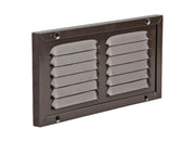 Renson 1006346 - schoepenrooster + kader + mug.opbouw 437 ral8019 200x100mm | 1 stuks - afbeelding 1
