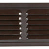 Renson 1006346 - schoepenrooster + kader + mug.opbouw 437 ral8019 200x100mm | 1 stuks