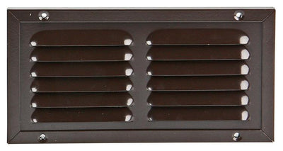 Renson 1006346 - schoepenrooster + kader + mug.opbouw 437 ral8019 200x100mm | 1 stuks