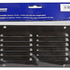 Renson 1006346 - schoepenrooster + kader + mug.opbouw 437 ral8019 200x100mm | 1 stuks