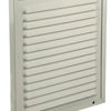 Renson 1006348 - schoepenrooster + kader + mug.opbouw 437 ral9010 200x200mm | 2 stuks