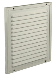 Renson 1006348 - schoepenrooster + kader + mug.opbouw 437 ral9010 200x200mm | 2 stuks - afbeelding 1