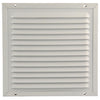 Renson 1006348 - schoepenrooster + kader + mug.opbouw 437 ral9010 200x200mm | 2 stuks