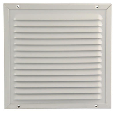 Renson 1006348 - schoepenrooster + kader + mug.opbouw 437 ral9010 200x200mm | 2 stuks