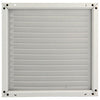 Renson 1006348 - schoepenrooster + kader + mug.opbouw 437 ral9010 200x200mm | 2 stuks