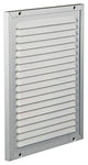 Renson 1006350 - schoepenrooster + kader + mug.opbouw 437 f1 200x250mm | 2 stuks