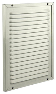 Renson 1006351 - schoepenrooster + kader + mug.opbouw 437 ral9010 200x250mm | 2 stuks - afbeelding 1