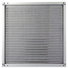 Renson 1006353 - schoepenrooster + kader + mug.opbouw 437 f1 300x300mm | 2 stuks